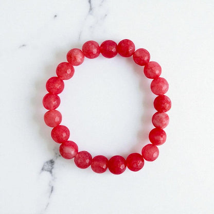 Grounded Duo | Red & Brown Quartz - For Women | Includes: Bracelets (Set of 2)