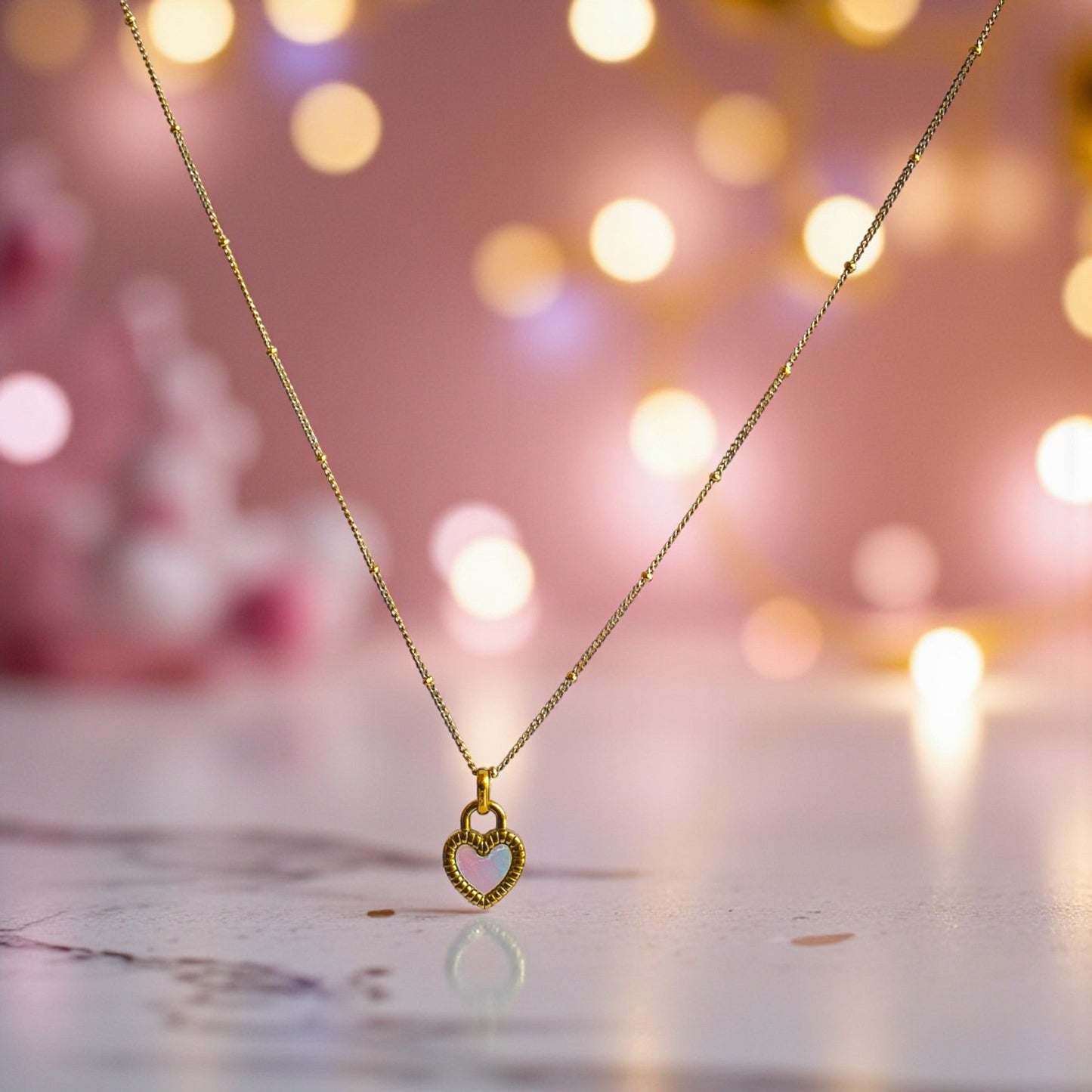 BW Double-Sided Necklace | 18K PVD Gold Plated - For Women | Includes: Necklace