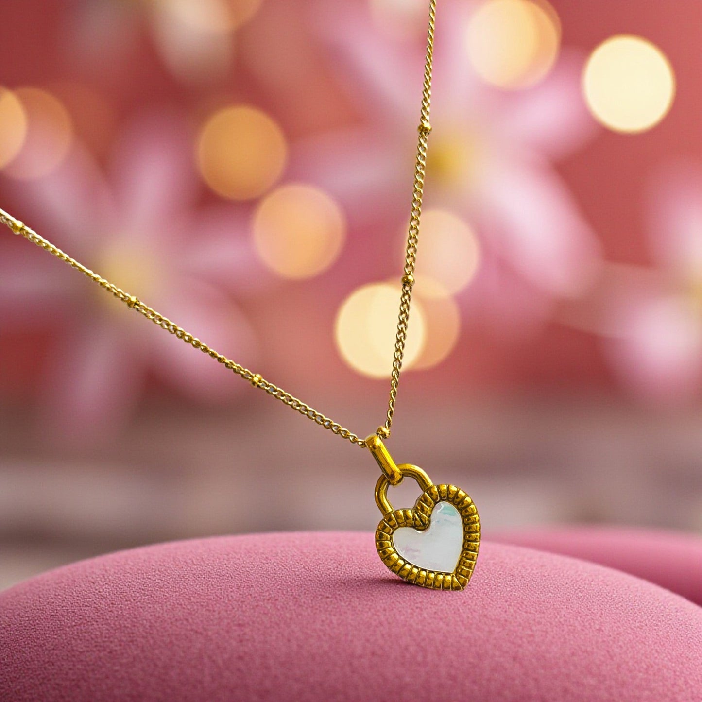 BW Double-Sided Necklace | 18K PVD Gold Plated - For Women | Includes: Necklace