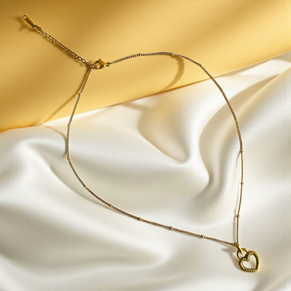 BW Double-Sided Necklace | 18K PVD Gold Plated - For Women | Includes: Necklace
