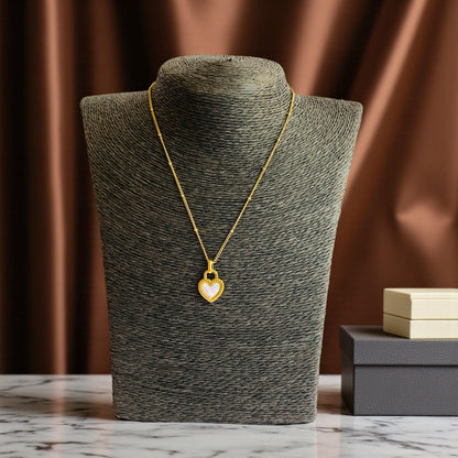 BW Double-Sided Necklace | 18K PVD Gold Plated - For Women | Includes: Necklace