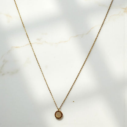 Double-Sided Roman Necklace | 18K PVD Gold Plated - For Women | Includes: Necklace