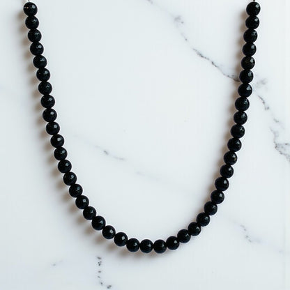 Strength Necklace | Black Obsidian - For Kids Girls | Includes: Necklace