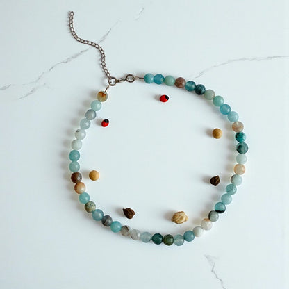 Balance Necklace | Multi Amazonite - For Kids Girls | Includes: Necklace