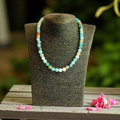 Balance Necklace | Multi Amazonite - For Kids Girls | Includes: Necklace