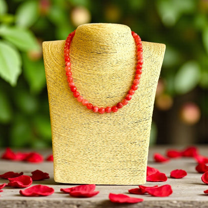 Kindness Necklace | Pink Jade - For Kids Girls | Includes: Necklace