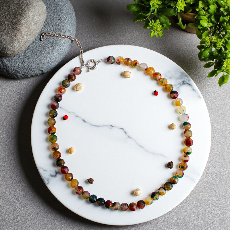 Bold Harmony Necklace | Mix Jade - For Women | Includes: Necklace
