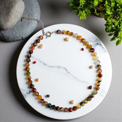 Bold Harmony Necklace | Mix Jade - For Women | Includes: Necklace