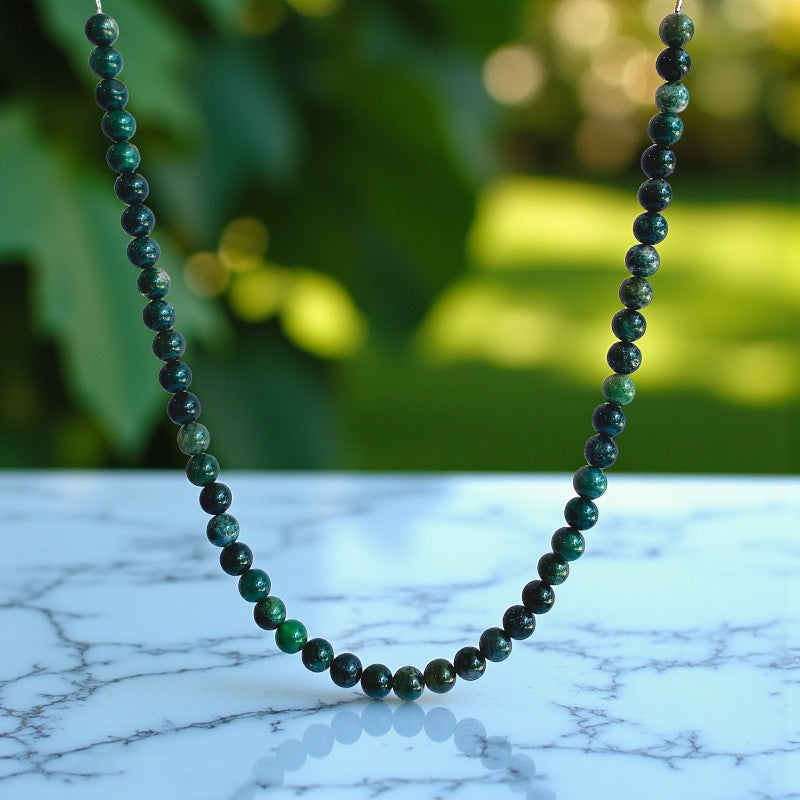 Bold Growth Necklace | Moss Agate - For Women | Includes: Necklace