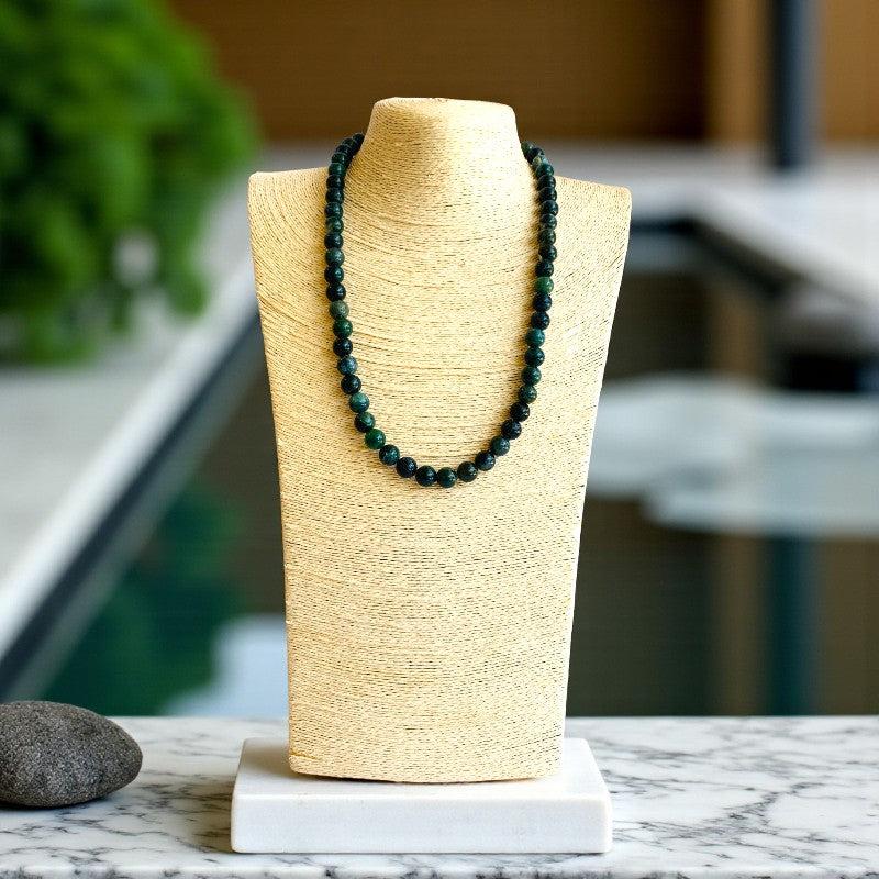 Bold Growth Necklace | Moss Agate - For Women | Includes: Necklace