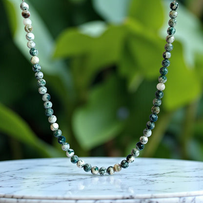 Bold Balance Necklace | Tree Agate - For Women | Includes: Necklace