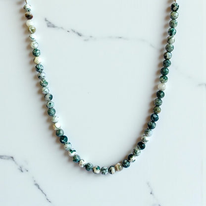 Bold Balance Necklace | Tree Agate - For Women | Includes: Necklace