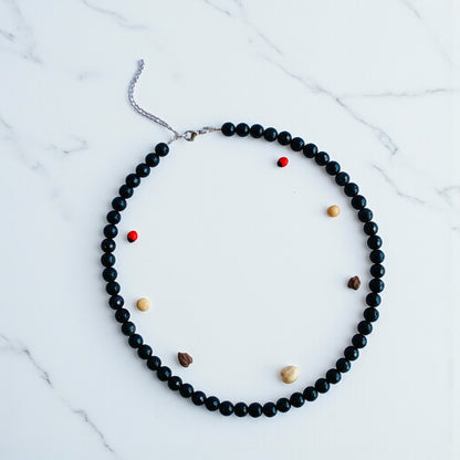 Protection Necklace | Black Obsidian - For Women | Includes: Necklace