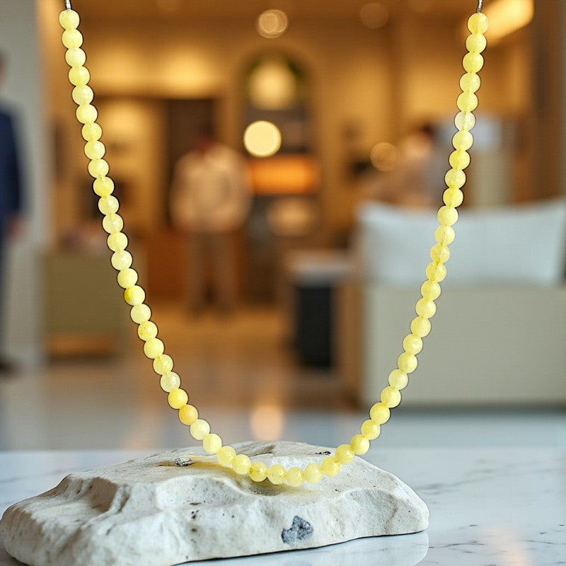 Vitality Necklace | Yellow Calcite - For Women | Includes: Necklace
