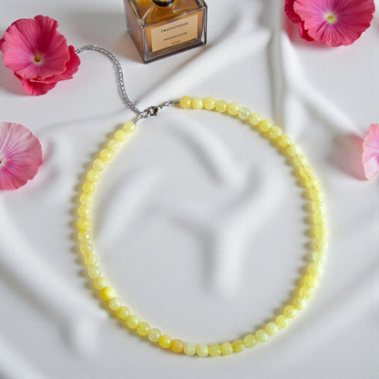 Vitality Necklace | Yellow Calcite - For Women | Includes: Necklace