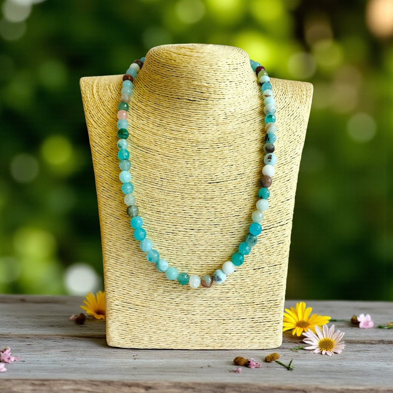 Balance Necklace | Multi Amazonite - For Women | Includes: Necklace