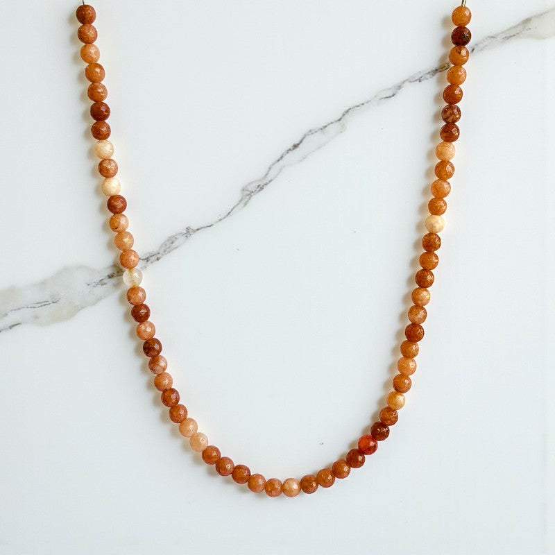 Intuition Necklace | Peach Moonstone - For Women | Includes: Necklace