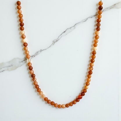 Intuition Necklace | Peach Moonstone - For Women | Includes: Necklace