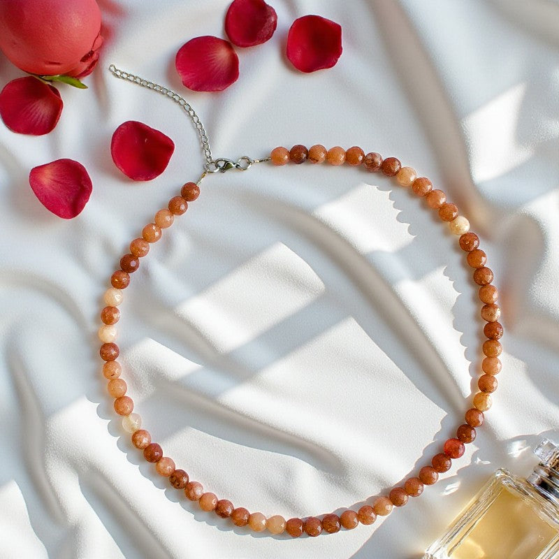 Intuition Necklace | Peach Moonstone - For Women | Includes: Necklace