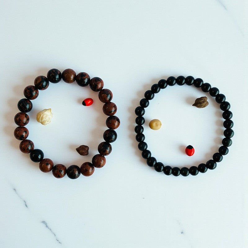 Grace Stacked Bracelets | Gold Swan Stone - For Unisex | Includes: Bracelets (Set of 2)