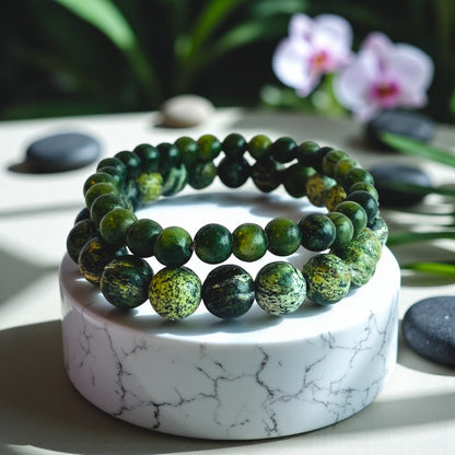Endurance Stacked Bracelets | Rhyolite - For Unisex | Includes: Bracelets (Set of 2)