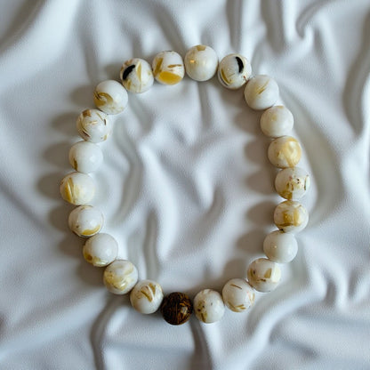 Purity Stacked Bracelets | Mother of Pearl - For Unisex | Includes: Bracelets (Set of 2)