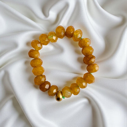 Flexi Modern Rings | Yellow & White Gemstones - For Women | Includes: Rings (Set of 3)