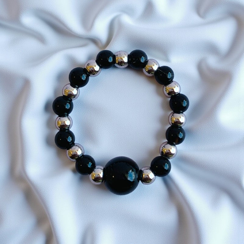 Flexi Modern Rings | Brown Obsidian Gemstones - For Women | Includes: Rings (Set of 2)