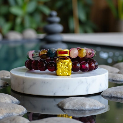 Flexi Modern Rings | Carnelian Gemstones - For Women | Includes: Rings (Set of 2)