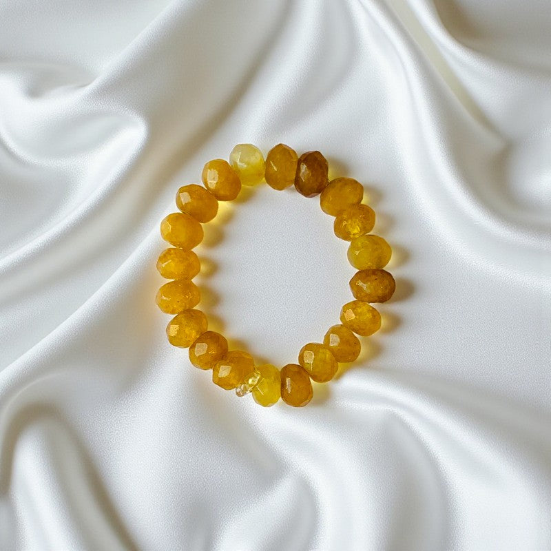 Flexi Modern Rings | Calcite & Jade Gemstones - For Women | Includes: Rings (Set of 2)