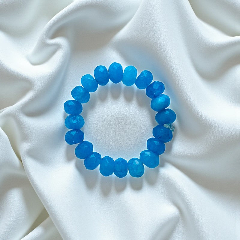 Flexi Modern Rings | Apatite Gemstones - For Women | Includes: Rings (Set of 2)