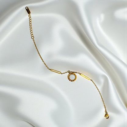 Roman Dainty Bracelet | 18K PVD Gold Plated - For Women | Includes: Bracelet