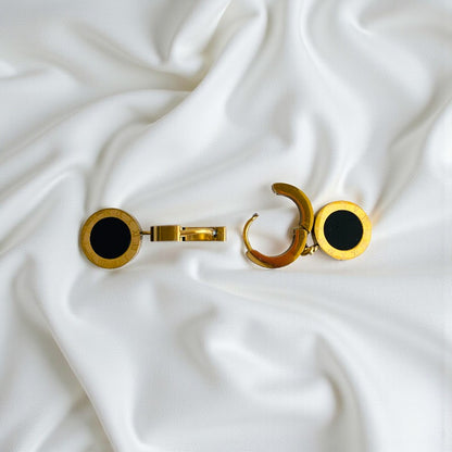 Roman Dainty Earring | 18K PVD Gold Plated - For Women | Includes: Earring