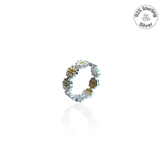 Floral Charm Ring | 925 Silver - For Women | Includes: Ring