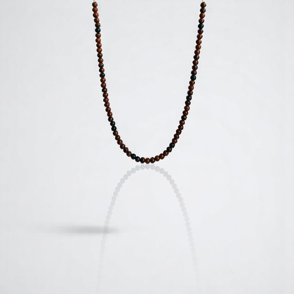 Rooted Strength Necklace | Mahogany Obsidian Stone | Unisex