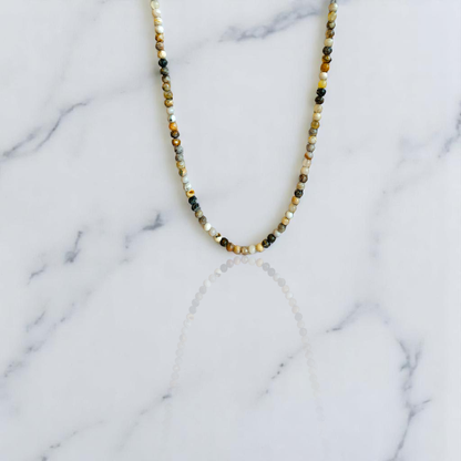 Bamboo Leaf Agate Necklace | Bamboo Leaf Agate | Unisex