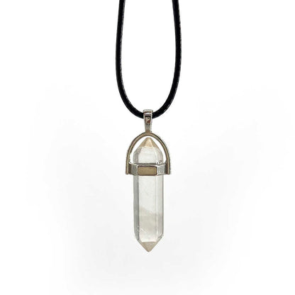 Clarity Pencil Necklace | Clear Quartz - For Kids | Includes: Necklace