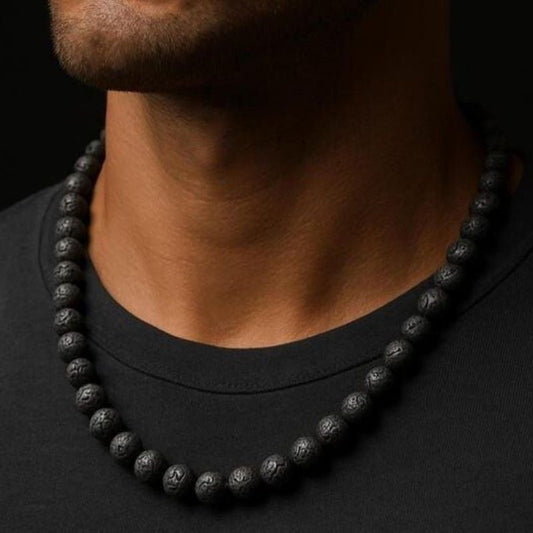 Lava Stone Necklace | Lava Stone | Unisex