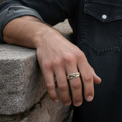 Luck Sunshine Ring Flexi Size | Premium Alloy– For Men | Includes: Ring