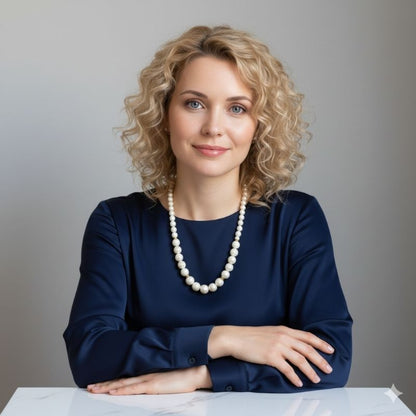 Lustrous Grace Necklace | Mother of Pearl Stone - For Women | Includes: Necklace