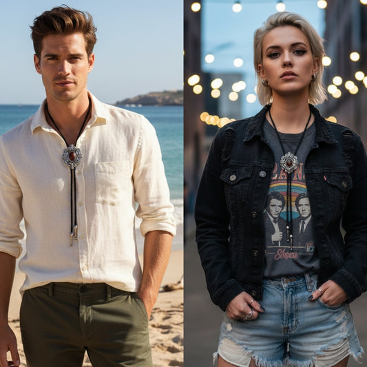 Grounded Bolo Tie | Brown Jade - For Unisex | Includes: Bolo Tie