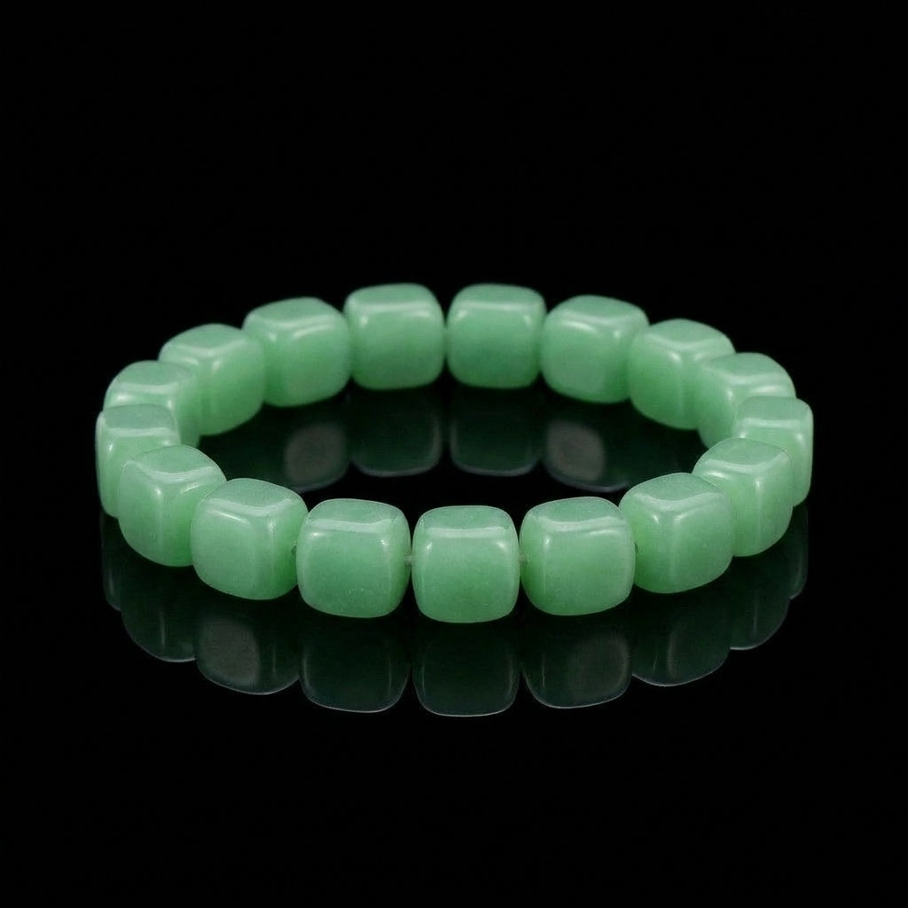 Abundance & Luck Bracelet | Green Aventurine Stone - For Men | Includes: Bracelet