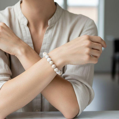 Pearl Glow Bracelet | Mother Of Pearl - For Unisex | Includes: Bracelet