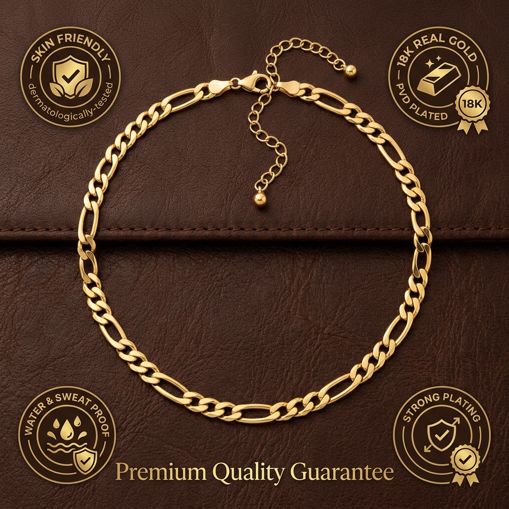 Rhythm FIGARO LINK Necklace | Gold-Tone - For Women | Includes: Necklace