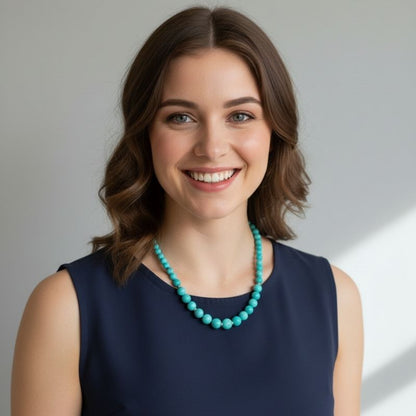 Sky Spirit Necklace | Turquoise Magnesite Stone - For Women | Includes: Necklace