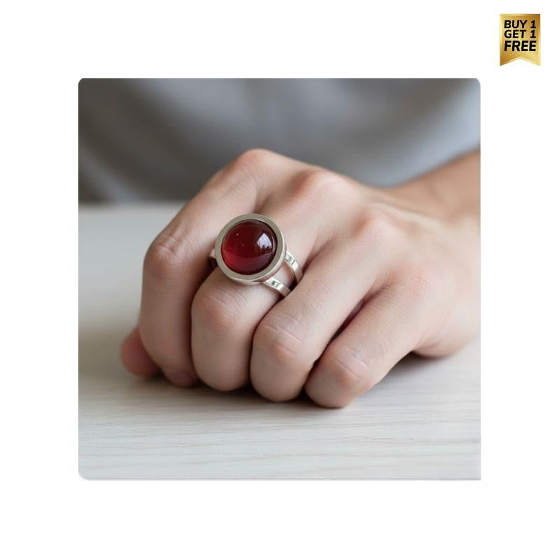 Strength Adjustable Ring | Red Onyx | Includes: Ring