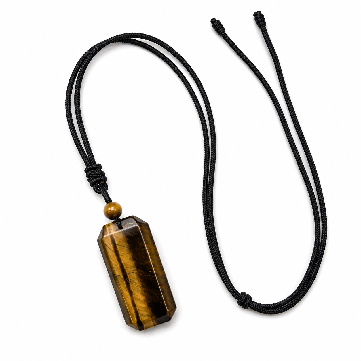 BOLD GenZ Real Tiger Eye Stone Necklace | Natural Stone- For Men| Includes: Necklace