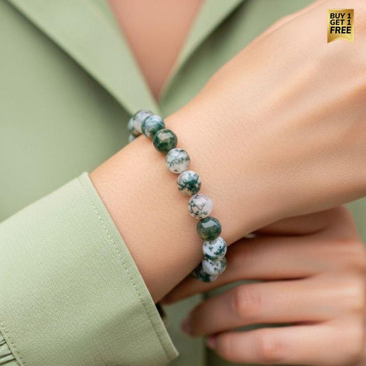 Tree Harmony Bracelet | Tree Agate | Includes: Bracelet
