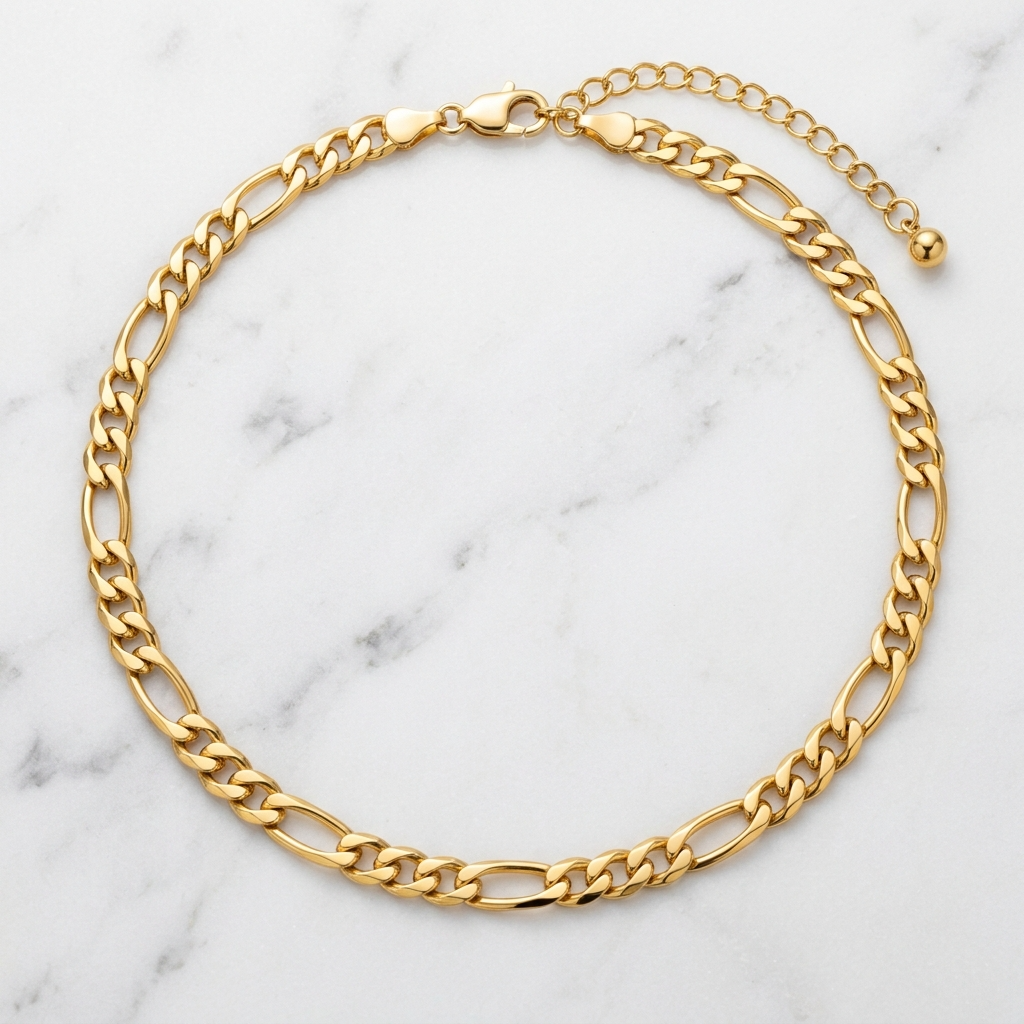 Rhythm FIGARO LINK Necklace | Gold-Tone - For Women | Includes: Necklace