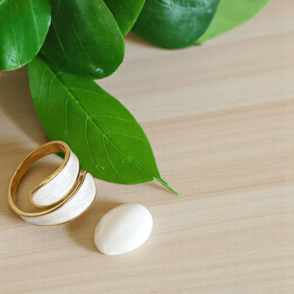 White Claw Ring | PVD 18k Gold Plated,Stainless Steel, Water Proof - For Women | Includes: Ring